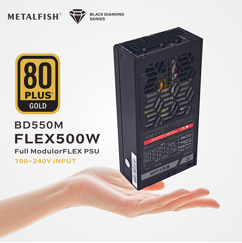 METALFISH Flex 500/600W 80PLUS - Flex Atx Power Supply 600W 1U review and price