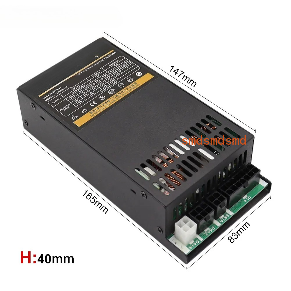 600W Modular Power Supply Smal - Flex Atx Power Supply 600W 1U review and price