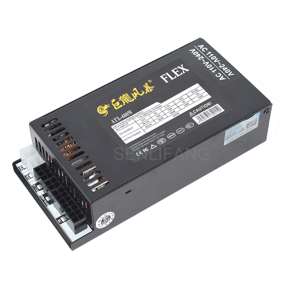 New PC Power Supply 400W 600W  - Flex Atx Power Supply 600W 1U review and price