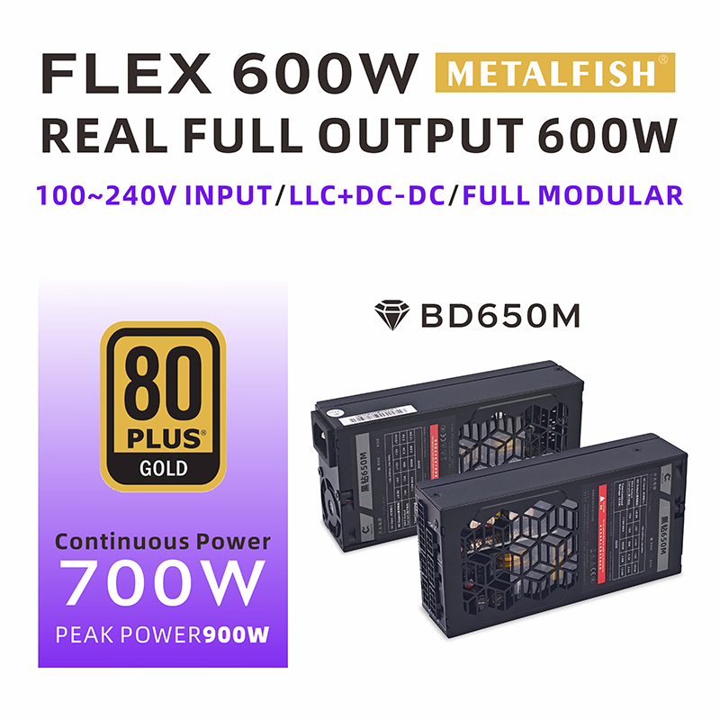 METALFISH Flex 600W Modular Po - Flex Atx Power Supply 600W 1U review and price