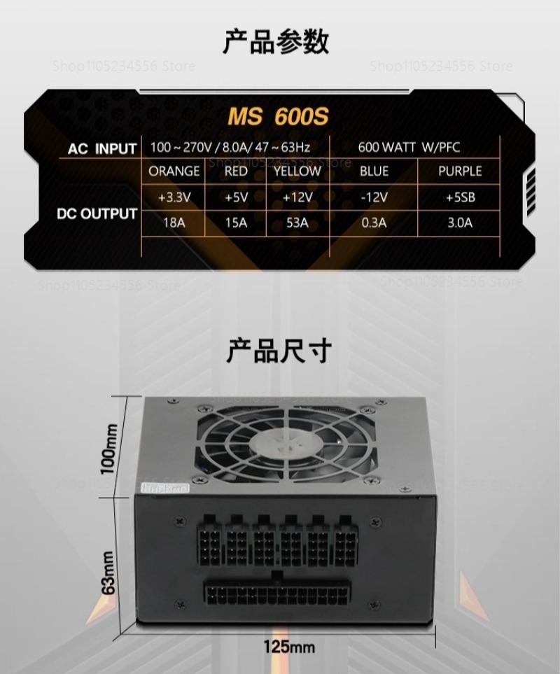 Modular SFX PSU 80 Plus Gold 5 - Sfx Modular Power Supply 850W Gold review and price